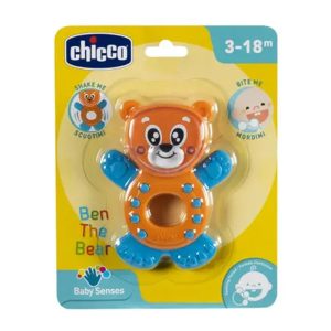 Ursinho Ben Chicco - Mordedor e Chocalho 3-18m