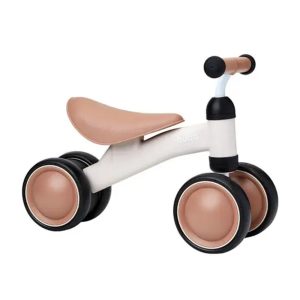 Bicicleta de Equilíbrio Sem Pedal Andador Apoio Bege