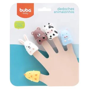 Fantoche de dedos teatrinho animais fofinhos para bebes buba